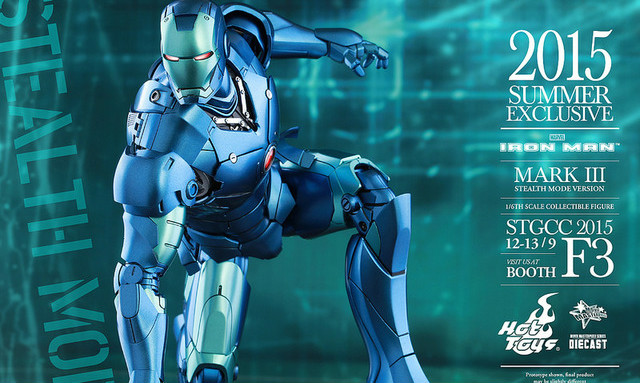 Hot Toys – 2015 STGCC 限定【钢铁侠 MK3 合金匿踪版】1/6