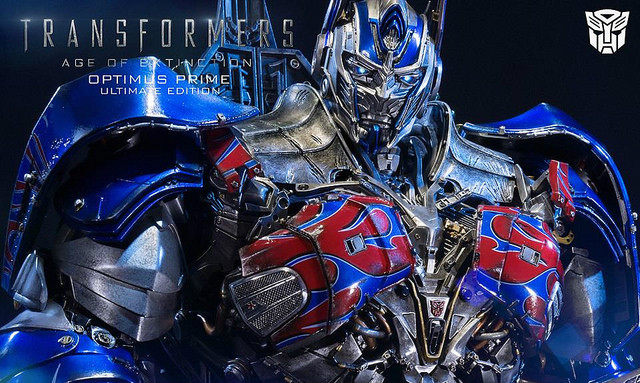 Prime 1 Studio 变形金刚4:绝迹重生【擎天柱终极版】Optimus Prime 全身雕像