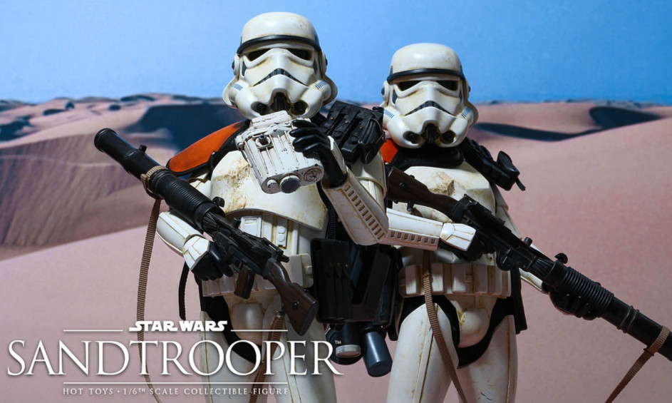 Hot Toys 星球大战:四部曲 曙光乍现【沙漠暴风兵】1/6 Star Wars Sandtrooper
