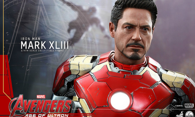 Hot Toys 复仇者联盟2:奥创纪元 1/4 钢铁侠MK43