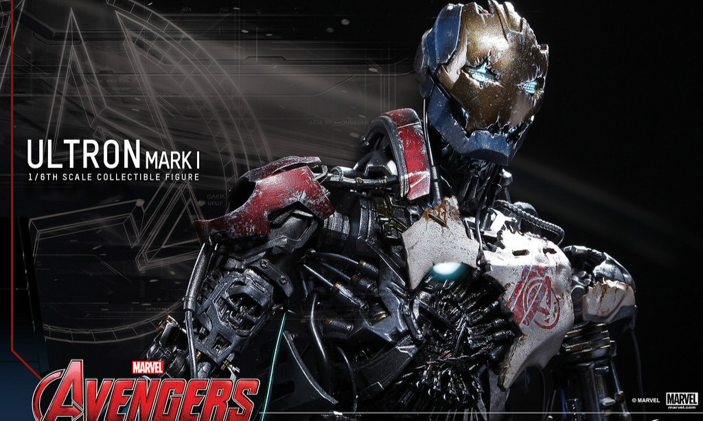 Hot Toys 复仇者联盟2:奥创纪元【奥创马克1】1/6 Ultron Mark I
