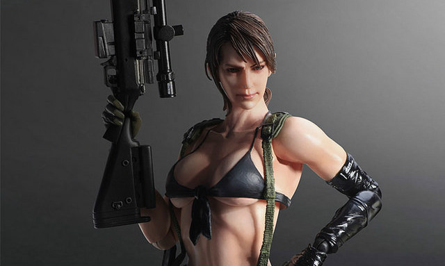 PlayArts 改 – 《合金装备 V:幻痛》性感美女狙击手「Quiet」