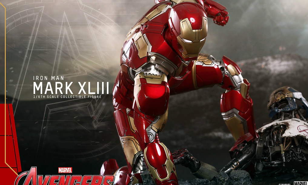 Hot Toys 《复仇者联盟2:奥创纪元》1/6 钢铁侠 Mark43
