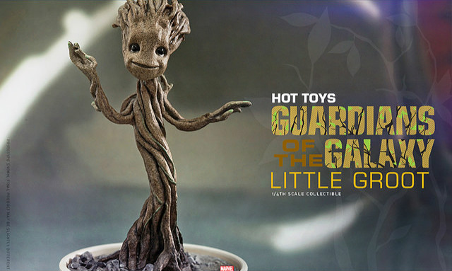 Hot Toys 《银河护卫队》1/4 比例 盆栽葛鲁特