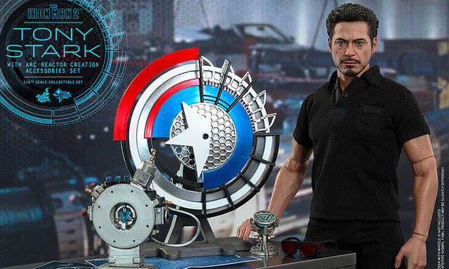 Hot Toys 《钢铁侠2》1/6 托尼・斯塔克(弧反应炉 Ver.)