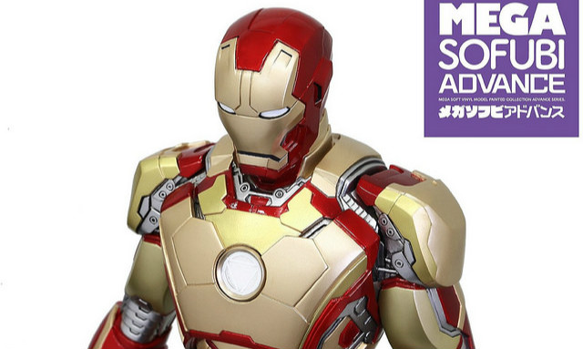 海洋堂MEGA SOFUBI ADVANCE 钢铁侠Mark42