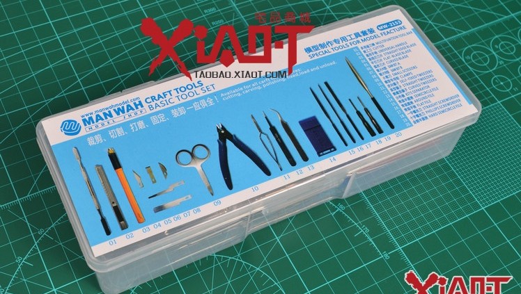 【新手模型制作必备】小T高达模型制作工具套装升级版上市！