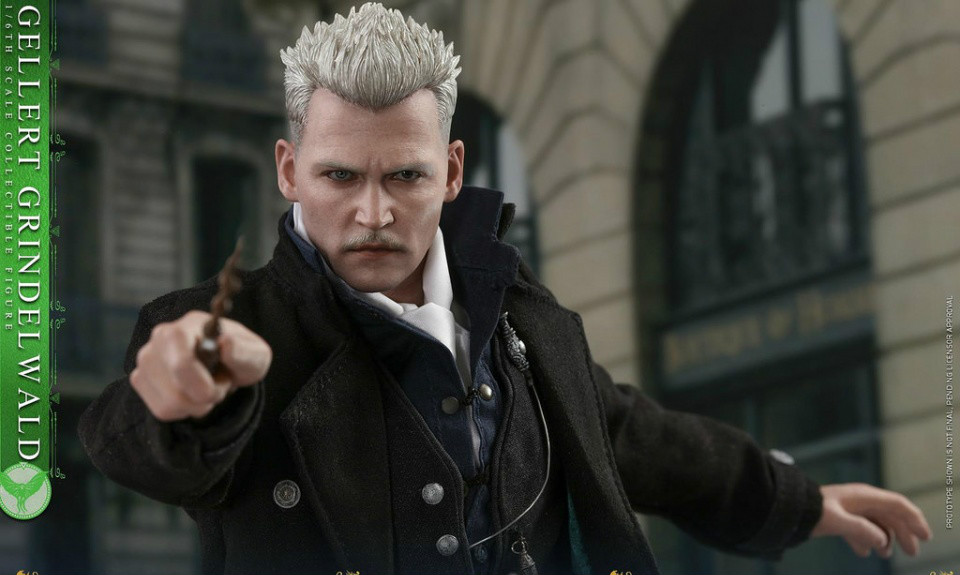 Hot Toys《神奇动物：格林德沃之罪》盖勒特·格林德沃 1/6 比例人偶作品