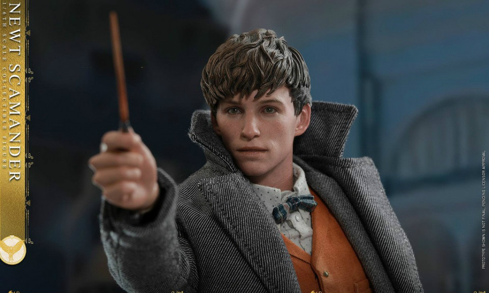 Hot Toys《神奇动物：格林德沃之罪》纽特·斯卡曼德 1/6 比例人偶作品