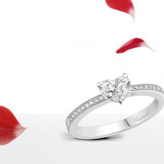 要圆形、心形还是水滴形钻戒?Chopard For Ever统统都能满足你