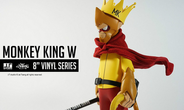 J.T studio 8″ Vinyl 系列【Monkey King W】搪胶人偶作品