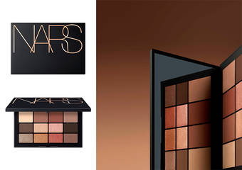 NARS - 裸得肤浅、也能裸得有深度,最衬肤色的‘可可盘’ 打造纯粹可可“深度肤浅12色眼彩限盘”2019年1月中上市