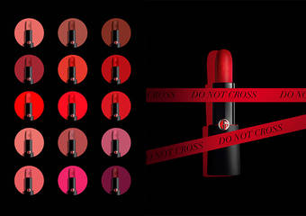 Giorgio Armani - 展现亚曼尼女人主掌性感诱惑的女人味“奢华订制柔雾唇膏”全新乳霜质地,饱和致命15色,征服雾感唇膏思维