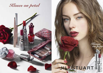 JILL STUART - 鲜艳色彩及雾面质感的秋季彩妆 【Kisses on petal】