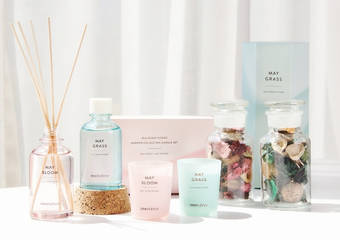 innisfree - 济州严选“春天花园香氛系列”扩香花、蜡烛与扩香灯一次拥有!