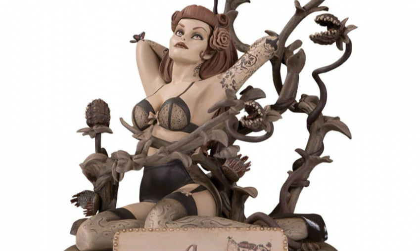 DC Collectibles DC Bombshells 系列【毒藤女 褐铜变体版】全身雕像作品