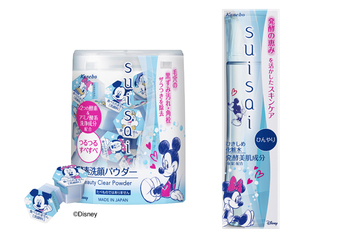 佳丽宝 - suisai 2018年全新设计限定款 经典米奇米妮甜蜜背靠背手牵手相依 人气奇奇与蒂蒂首次加入 必须收藏!