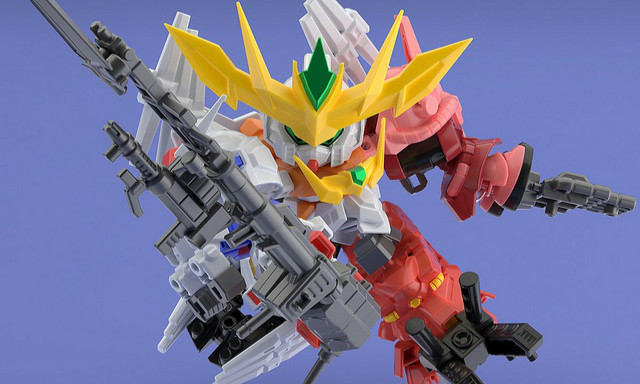 万代 食玩 MINIPLA《高达创形者》SUPER SHOCK GUNDAM
