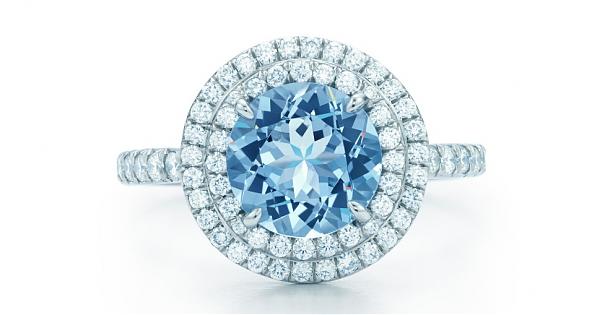 好想戴上它!Tiffany&Co.梦幻海蓝宝钻戒