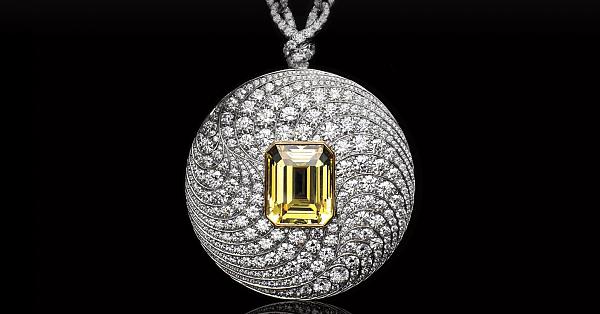 比梦还美!Tiffany&Co.黄色蓝宝石潮汐敛坠