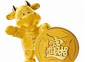 点睛品 金牛献宝,祝福 2009 年牛市畅旺,逆转乾坤气势长红