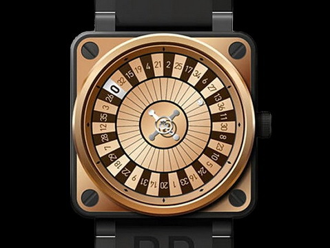 Bell&Ross 柏莱士 BR01-92 玫瑰金 轮盘 全球限量99只 全新品