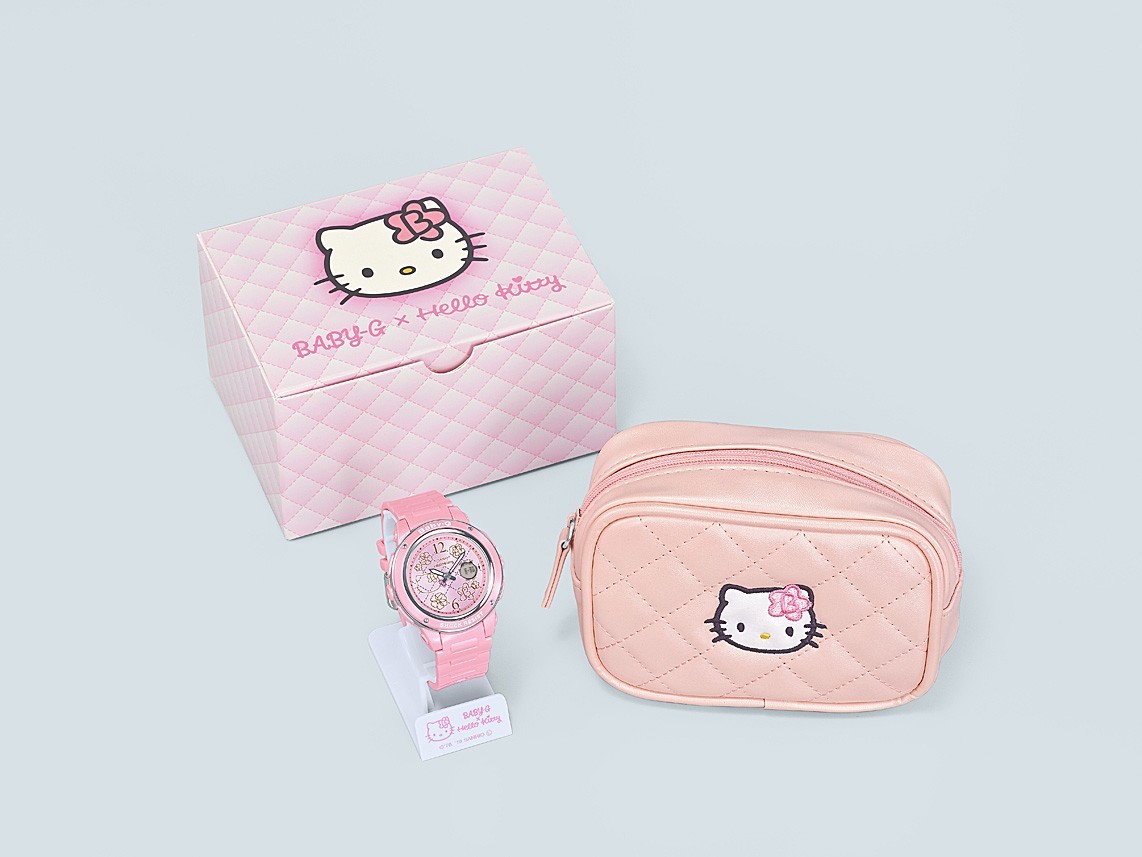 Hello Kitty迷绝对会失控!Baby-G再推联名表 粉红色、蝴蝶结通通都有