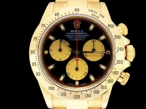 ROLEX 劳力士 116528 DAYTONA 黑面 18K黄金 宇宙计型 迪通拿