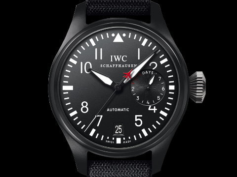 IWC 万国 Big Pilot`s IW501901 大飞行员 TOP GUN 7日炼 黑陶瓷 机械飞行表 自动男表