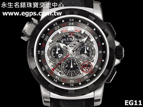 Carl F.Bucherer 宝齐莱 TravelTec FourX 柏拉维 三地时间 计时码表