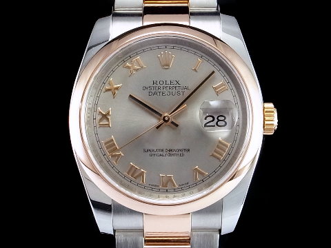 ROLEX 劳力士 表 116201 玫瑰金 半金款 16233新款 防伪 D字头 9成5新