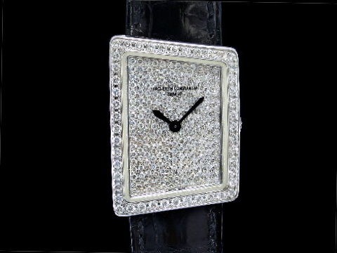 《Vacheron Consyamtin》V C 江诗丹顿 1972 Ladies 原厂顶级钻表 白K金 25521/000G-9024 9成5新