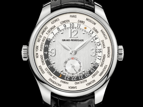 Giard Perregaux 芝柏表 GP表 WW.TC 世界时区 小秒针 自动手表