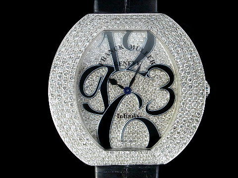 FRANCK MULLER 法兰穆勒 Infinity Curvex 白K金款 原厂全钻表 3545 QZ A D4 CD 全新品