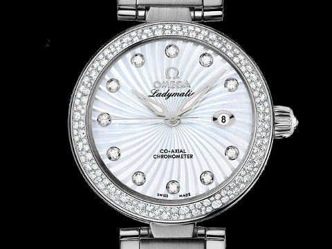 OMEGA 欧米茄 DE VILLE 碟飞系列 Ladymatic 34mm 原厂钻框 自动 女表