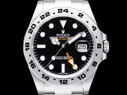 《网络最底价》ROLEX 劳力士 Explorer Ⅱ 216570 两地时间 42mm 黑面 最新乱码字头