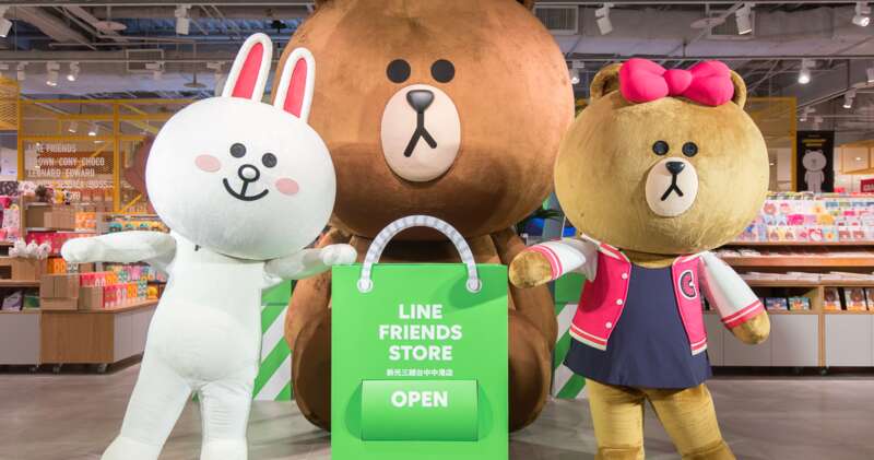 LINE FRIENDS Store来台中啰!“熊大乐活市集”进驻新光三越台中中港店