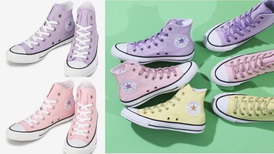 2019春夏Converse日本推限定“丁香紫”、“冰淇淋色” 仙爆了!