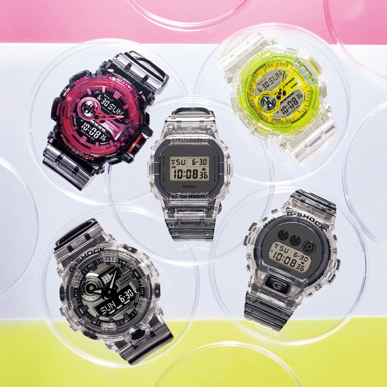 G-SHOCK复古透明感腕表再次袭来!重现让人着迷的80年代风潮
