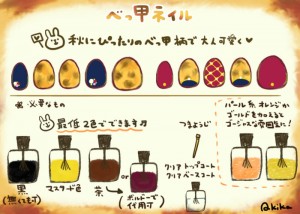 自己画好简单!成熟可爱玳瑁指彩的画法【插画】