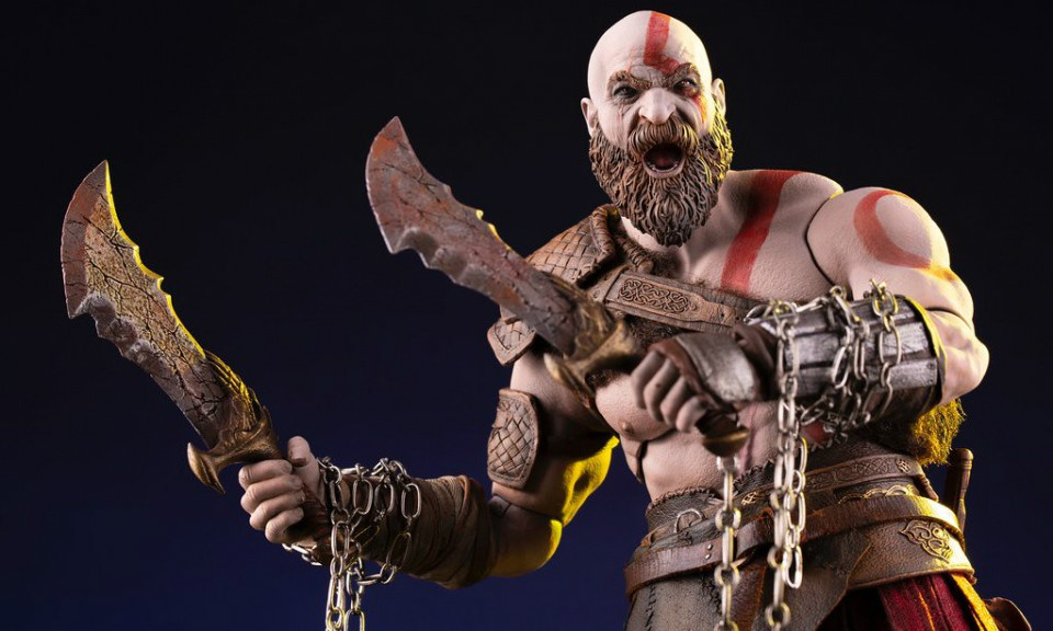 MONDO《战神》克雷多斯 Kratos 1/6 比例人偶作品