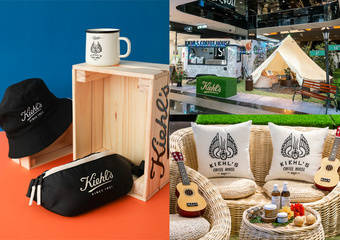 KIEHL’S - “K”AMPING COFFEE HOUSE快闪巡回 迎接两周年,打造今夏最好拍、最好玩、最放松的城市露营咖啡馆!