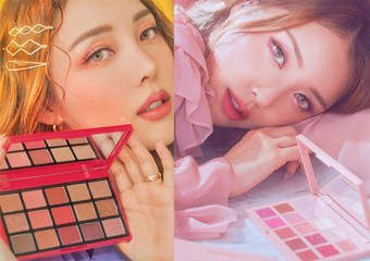 ETUDE HOUSE - 玩转色彩经典眼彩盘两款新色登场 时尚美妆大神Pony演绎最新夏日眼彩,如玫瑰般的迷人绽放
