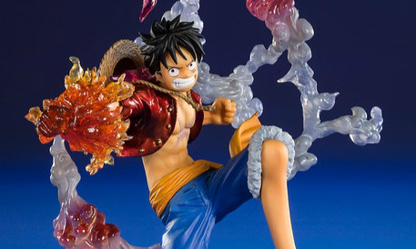 万代 Figuarts ZERO 蒙奇‧D‧路飞 -战斗版. 橡胶火拳枪-(特别配色限定版)