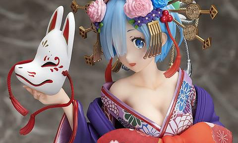 F:NEX 《Re:从零开始的异世界生活》「雷姆 花魁道中版本」1/7比例上色完成作品