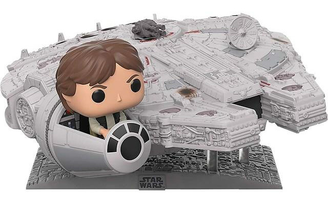 Funko Pop! Deluxe《星球大战》千年隼号与韩·索罗【Amazon限定】