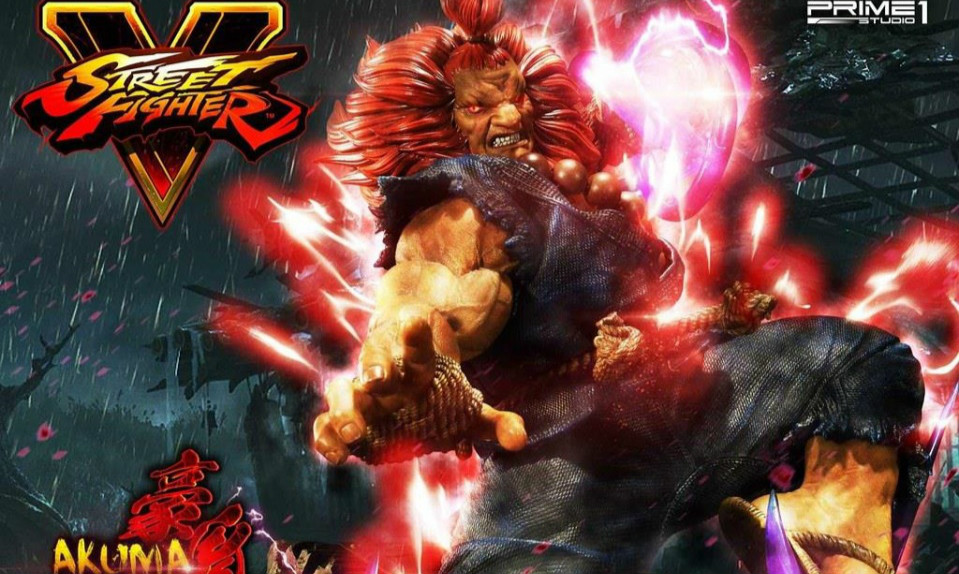 Prime 1 Studio《街头霸王V》豪鬼 Akuma PMSFV-01 1/4 比例全身雕像