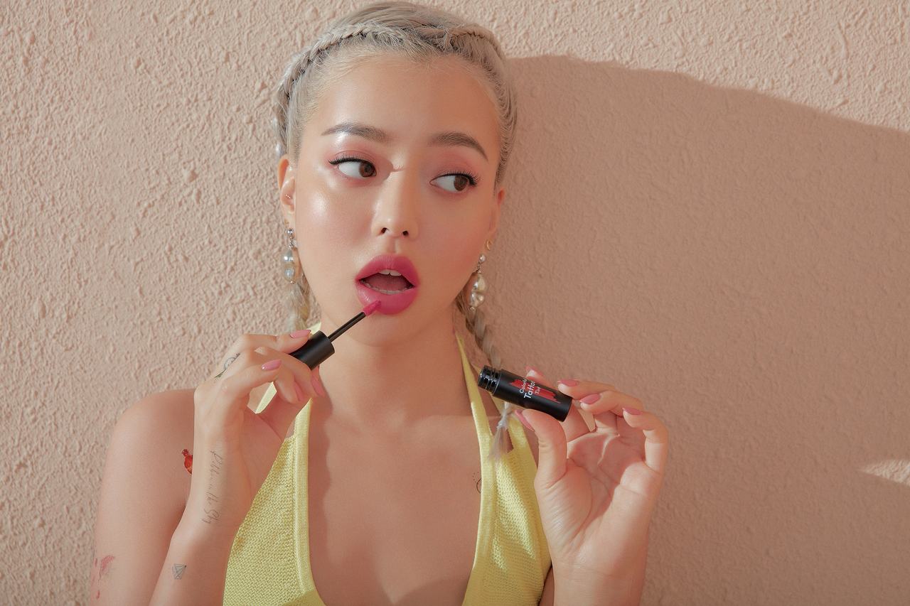 有态度的微刺青唇雾!ETUDE HOUSE“绝无色限叛逆唇雾”蜜桃色、胡萝卜色爆美