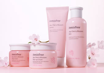 innisfree - 水分爆发!绽放粉红水亮肌“济州樱花亮颜霜”2019 年 9 月 全新【济州樱花系列】全台上市