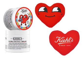 KIEHL'S 契尔氏 - “小爱心,大拥抱”连续12年献爱儿童公益 经典明星“冰河糖蛋白保湿霜”X限量小爱心抱枕 汇集铁粉小心意 化身温暖大拥抱